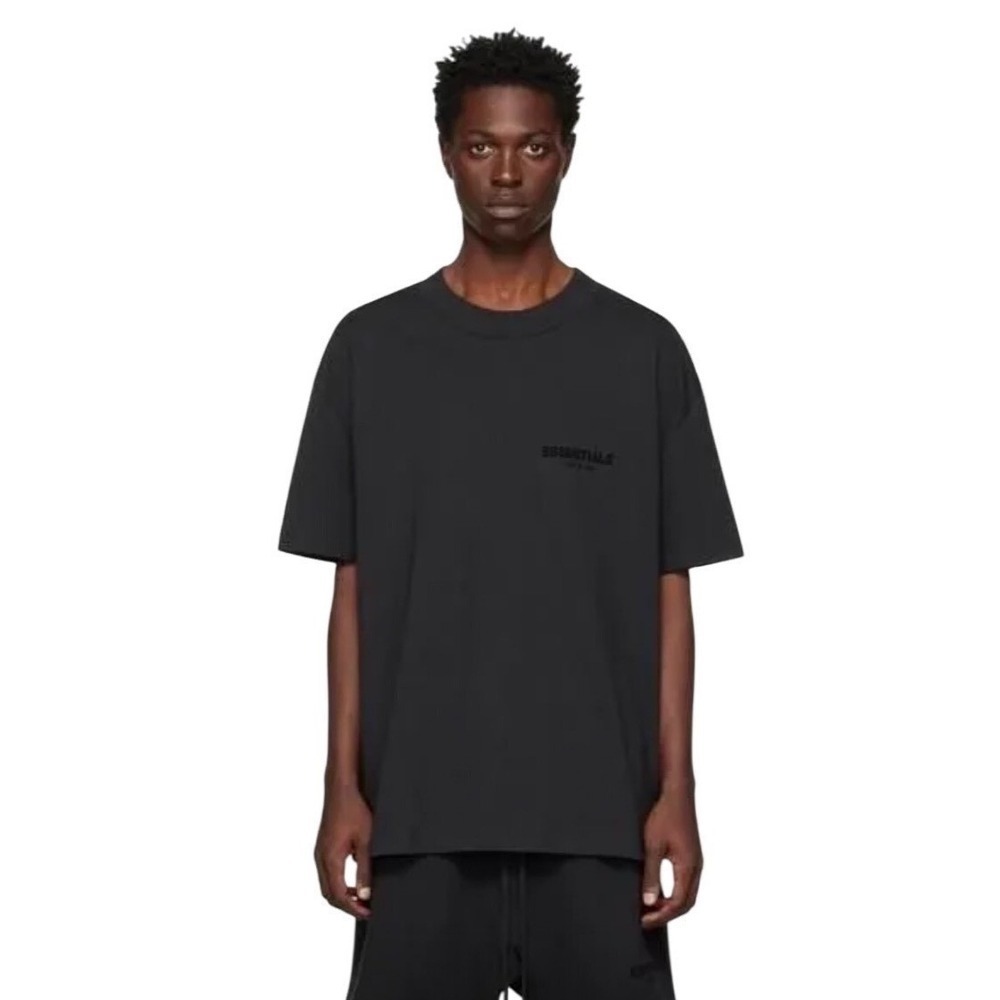 Fear of God Essentials T-shirt "Stretch‎ Limo" Black 125BT212060F Mens M